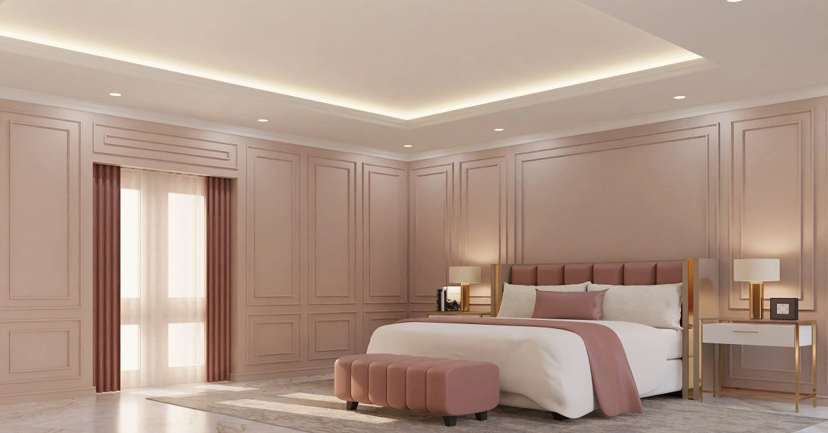 The bedroom is a place where a person feels relaxed after a tiring day,
